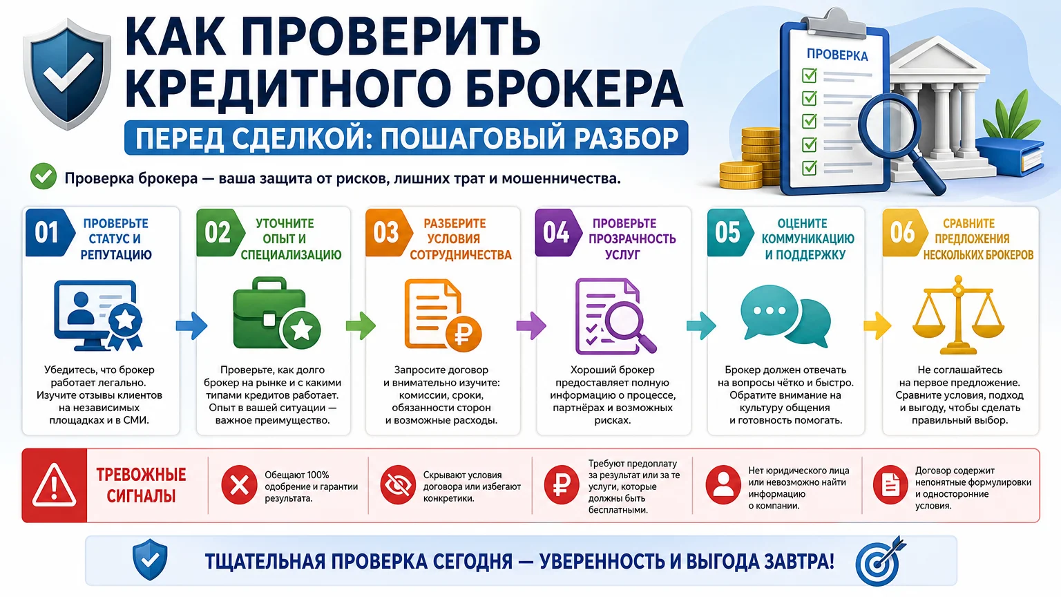Как проверить кредитного брокера перед сделкой: пошаговый разбор