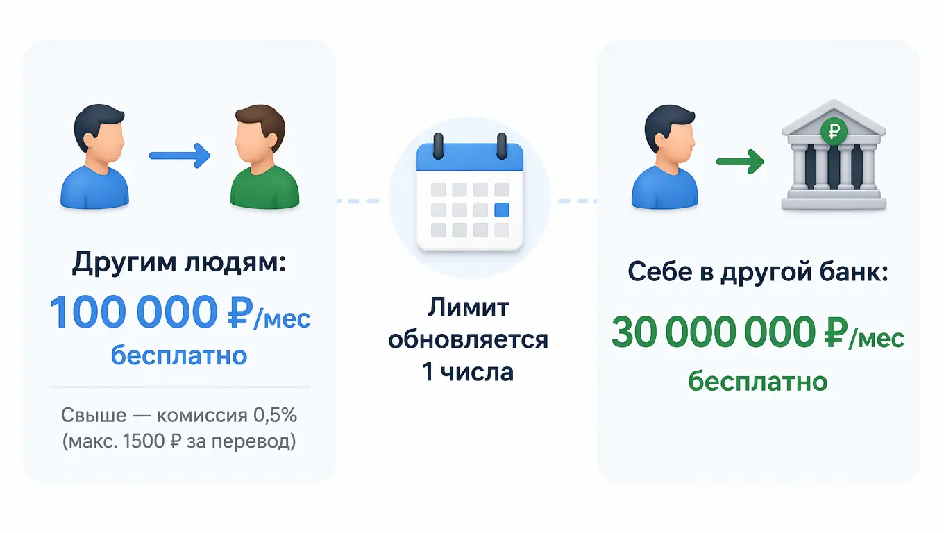 Лимиты переводов через СБП в 2025 году: как не платить комиссию ни копейки